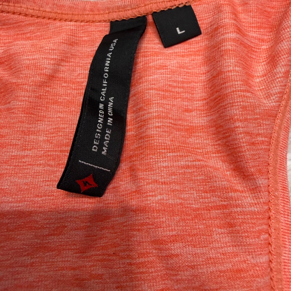 Specialized Shasta Tank Women L Coral Racerback Cycling Rear Zip Pocket Gorpcore - Picture 9 of 10